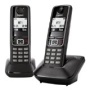 Gigaset Siemens - A420 DUO - Téléphones - Sans fil - Ecran - Noir.