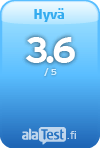 alaAverage 3.6