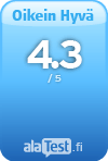 alaAverage 4.3
