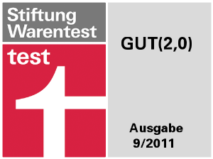 Stiftung Warentest award