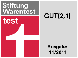 Stiftung Warentest award