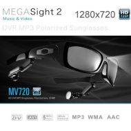 5.0 Mega pixels HD 1280X720 Spy Camera Sunglasses with MP3 player 8GB