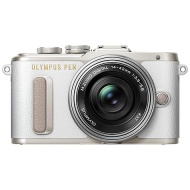 Olympus PEN E-PL8 Compact System Camera with 14-42mm EZ Lens, HD 1080p, 16.1MP, 3&quot; LCD Touch Screen