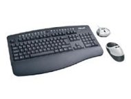 Trust 305KS Wireless Optical Desk Set - Keyboard - wireless - RF - mouse - PS/2 wireless receiver - French