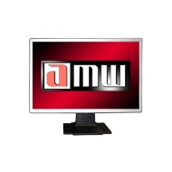 AMW 19 Inch LCD X1910WDS Widescreen Monitor - Silver &amp; Black