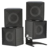 JA Audio 2&quot; Diamond Cube Speakers - Black (Pair)