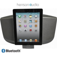 Henson Audio HDB-500 Bluetooth and Docking &amp; Charging Speaker In Grey - Connect any Bluetooth enabled device such as iPhone 3GS, 4, 4S, 5, iPad 1, 2,