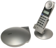 IBM 3855SL 2.4GHz Cordless Phone with Call Waiting/Caller ID - Silver finish