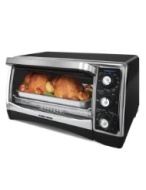 Black &amp; Decker TO1640B 1500-Watt 6-Slice Countertop Convection Oven and Broiler with Nonstick Interior