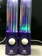 Soundsoul Music Fountain Mini Amplifier Dancing Water Speakers I-station7 Apple Speakers (Purple)