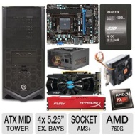 AMD FX-8310 3.4GHz Eight-Core CPU/Gigabyte 78LMT-USB3 mATX MB/8GB DDR3 1866 Kingston HyperX Fury Red Memory/1TB WD Blue 7200rpm SATA HDD/CPU Cooler/65