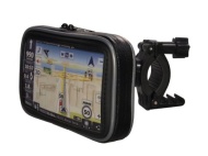 Maclean MC-306 - Montaje rotativo para navegador GPS Smartphone 3.5&quot; - 4.5&quot; Estuche Soporte para bici o moto Resistente al agua