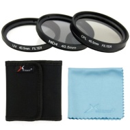 XCSOURCE&reg; 3pcs UV CPL ND4 Filter 40.5mm + Case For SANYO HD2000 HD1000 HD1010 NX1100 NX300 NX2000 Camera LF280