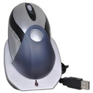 5-Button Wireless Rechargeable 5D Optical Scroll Mouse (Silver/Black)