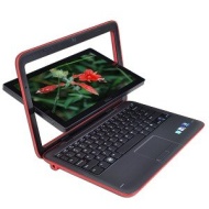 Dell Inspiron Mini Duo 10.1 Convertible Multi-Touch Laptop/Tablet (RED)