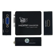 TBS&reg; 2221 Mini VGA zu HDMI Konverter mit Audio | Full HD 1080p | Wandler von analog zu digital | f&uuml;r Desktop-Computer, Laptop, DVD-Player, Set-Top-Box