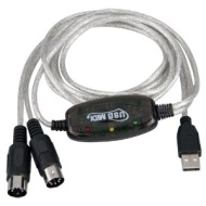 USB INTERFACCIA MIDI ADATTATORE CAVO IN OUT PC AUDIO