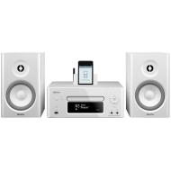 Denon N7WTE2GB CEOL Network Music System with FM/AM, CD Player, iPod Dock &amp; WiFi Media Streaming with Speakers-Black