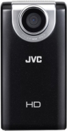 JVC GC-FM2BEU Full HD Pocket Camcorder (SD/SDHC/SDXC Slot, 5 MP, 4-fach digitaler Zoom, 7,6 cm (3 Zoll) Display) blau