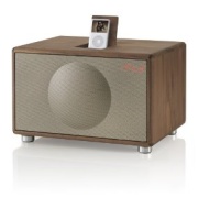 Geneva Model L Soundsystem (CD-/MP3-Player mit Slot-In-Laufwerk, UKW-Tuner, Universal-Dock, HiFi-Verst&auml;rker) f&uuml;r Apple iPod walnuss