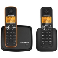 Motorola DECT 6.0 Cordless Phone with 2 Handsets and Caller ID L602M
