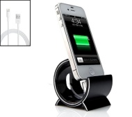 Sinjimoru ALUMINUM Sync Stand + Authentic Apple Lightning Connector Cable (BLACK)