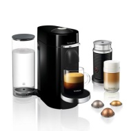 Nespresso - Black &#039;VertuoPlus&#039; brewing coffee machine by magimix - 11387 Enjoy up to an