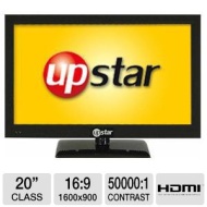 UpStar P22EWT 20&quot; Class LED HDTV - 1600 x 900, 16:9, 50000:1 Native, 5ms, HDMI, VGA, USB, Energy Savings &nbsp;P22EWT