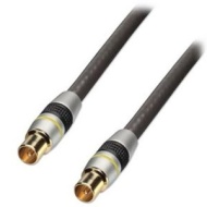 LINDY 15m Premium TV Aerial / UHF / RF / Freeview Coax Cable