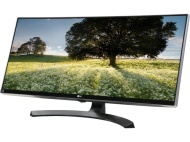 LG Black 34&quot; 5ms HDMI Large Format Monitor IPS 300 cd/m2 5,000,000:1 Built-in Speakers