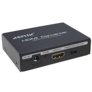 AGPtek&reg; HDMI to HDMI + SPDIF + RCA L / R Audio Extractor Converter (HDMI input,HDMI+ Audio output)