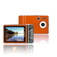 XO Vision Ematic 2.4 Inches Color MP3 Video Player W/Built-in 5MP Digital Camera with Video Recording, FM Radio, TV Out, Speaker 4 GB ORANGE