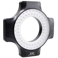 JJC LED-60 Dimmbares LED Makro-Ringlicht (Ringleuchte, Dauerlicht) f&uuml;r DSLR- &amp; Systemkamera 650 Lux (60cm)