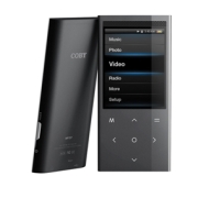 Coby MP767 Video MP3 Player with 2.4&quot; LCD Screen- 4GB (Black)