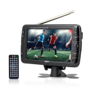 Axess 7&quot; LCD TV with ATSC/NTSC Digital Tuner Built-in Rechargeable Battery and USB/SD Card Reader