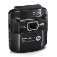 HP f210 Car Cam BlackCar Video Camera with 2.4-Inch LCD (Professional Black)