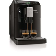 Saeco Minuto HD8761/01 Kaffeevollautomat mit Milchaufsch&auml;umer schwarz
