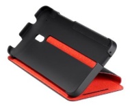 HTC HC V851 FLIP Cover ONE MINI Black/RED