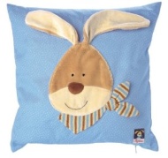 Sigikid 48136 - Kissen Semmel Hase