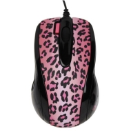 G-Cube Lux Leopard Wired Mouse - Pink (GOL-73PF)