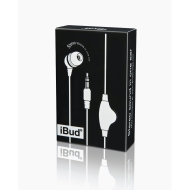 Single Earbud Headphone - White for Apple iPad , iPad2, iPod, iPhone &amp; MP3 players. Stereo Sound In One Ear!