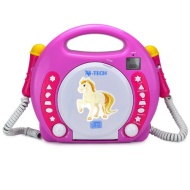 X4-Tech Kinder CD-Player Bobby Joey inkl. MP3, Pink ,  ,  ,