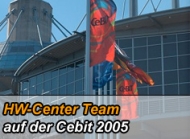 HW-Center auf der Cebit 2005