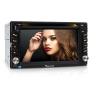 Auna MVD-480 Touchscreen Moniceiver Bluetooth Autoradio Doppel Din (DVD-CD-MP3-Player, Front-USB-SD-Slot, 6,2 Zoll 16cm HD-Touchscreen)