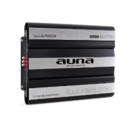 Auna amplificatore finale auto Hi-Fi car (6000 Watt Max, 5/4/3 canali, MOSFET, Super Bass Boost)