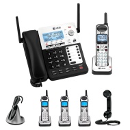 AT&amp;T SynJ 4-Line Corded/Cordless Business Phone System with 3 Cordless Desksets &amp; 2 Cordless Handsets