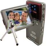 SVP HDDV-2880Bu 16MP Max TOUCH BUTTON 2.5-inch 270 DEGREE LCD Digital Video Camcorder + FREE Tripod