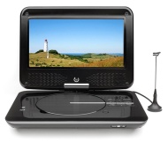 Dual DVD-P 905 Lettore DVD portatile, schermo LCD da 22,9 cm (9 pollici), sintonizzatore DVB-T, USB, colore: Nero