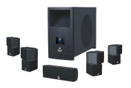 Pyle Home PHSA5 5.1 Home Theater System With Active Subwoofer and Five Satellite Speakers(,5)