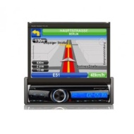 XOMAX XM-DTSBN909 Autoradio mit Navi / Naviceiver + GPS Navigationssystem und Software KUDOS inkl. Kartenmaterial EUROPA + Bleutooth Freisprechfunktio